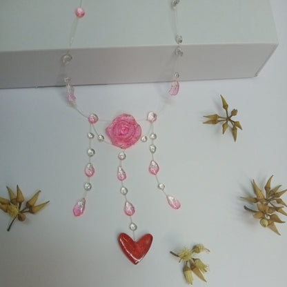 The Amore Cascade -The Pink Rose Dew For your Valentine