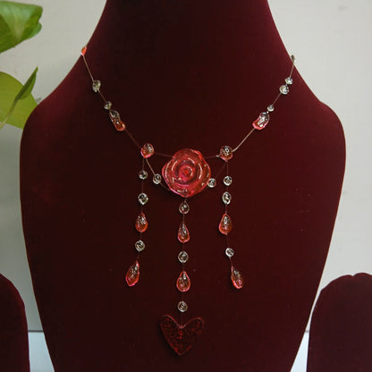 The Amore Cascade -The Pink Rose Dew For your Valentine