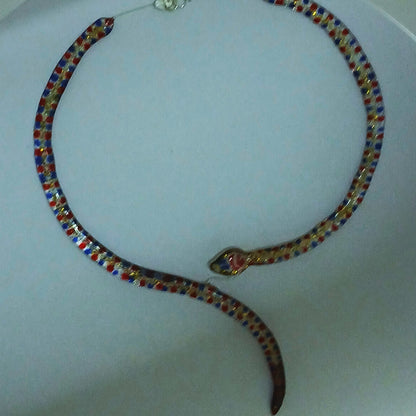 The Serpent of Eden - Handmade Resin Necklace
