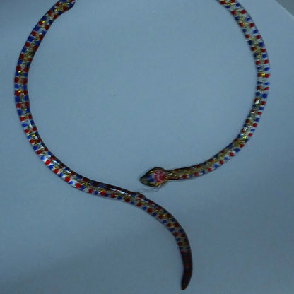 The Serpent of Eden - Handmade Resin Necklace