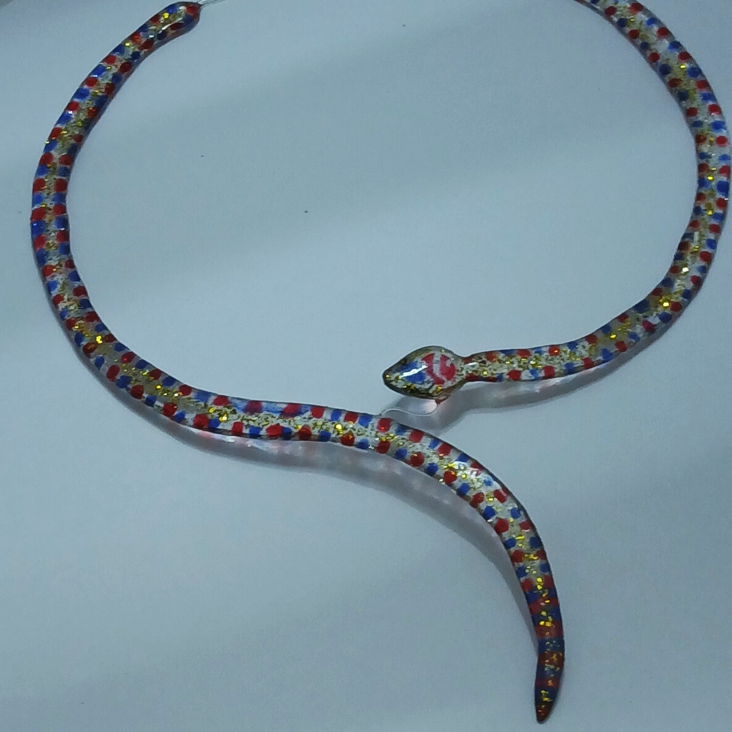 The Serpent of Eden - Handmade Resin Necklace