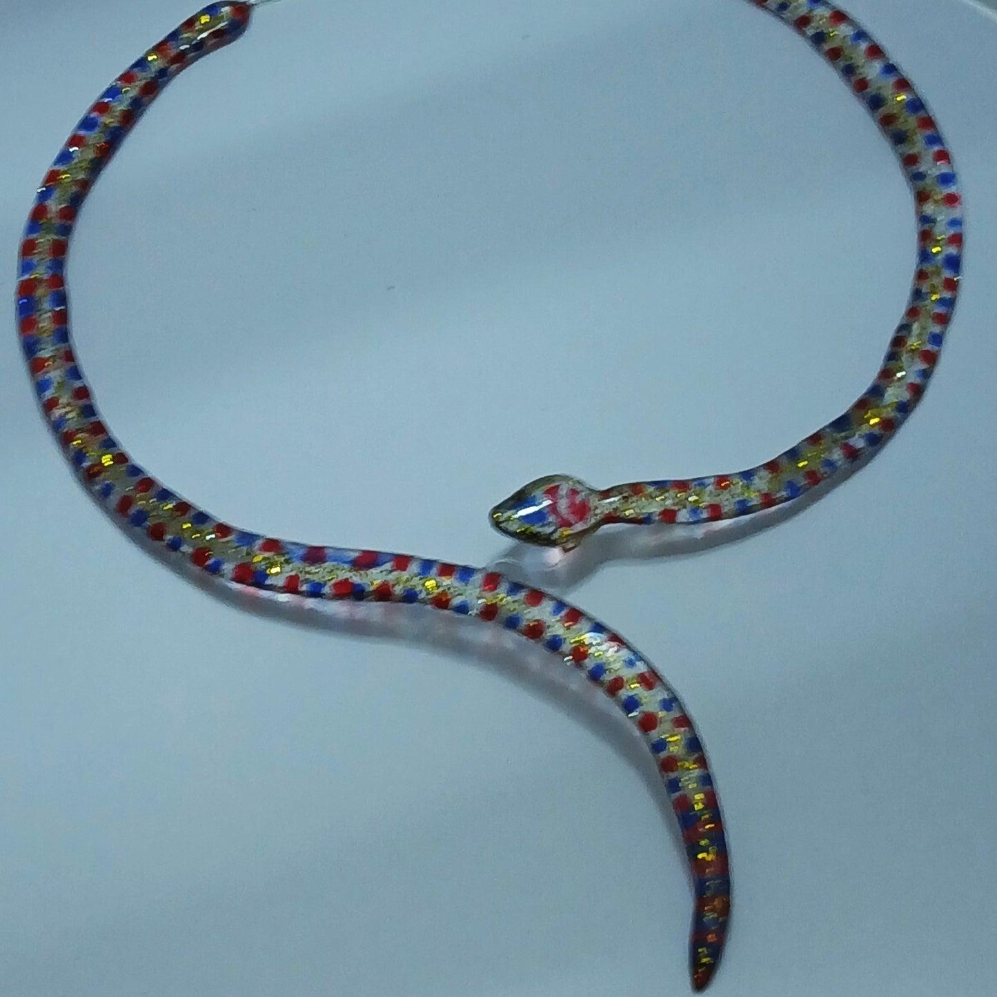 The Serpent of Eden - Handmade Resin Necklace