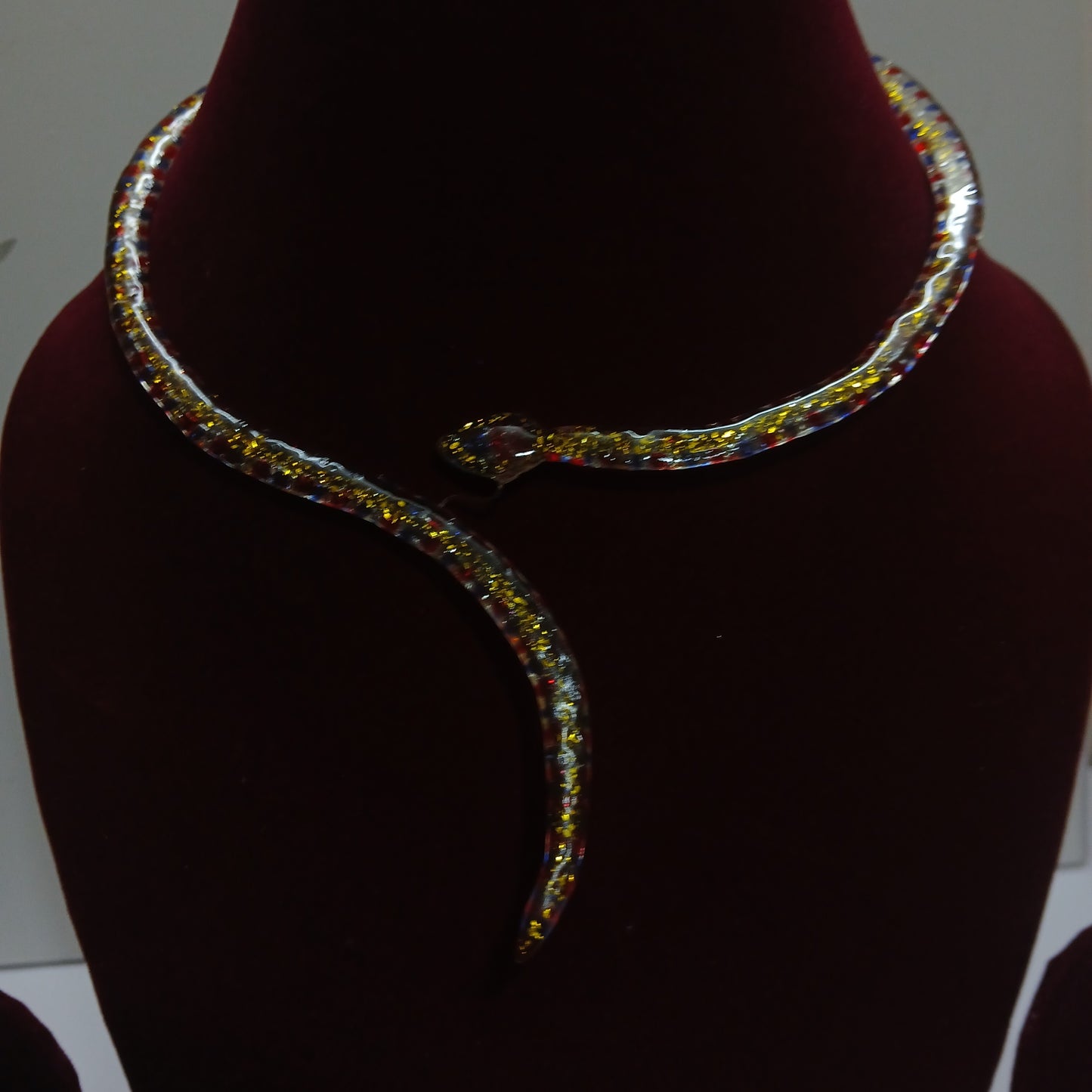 The Serpent of Eden - Handmade Resin Necklace