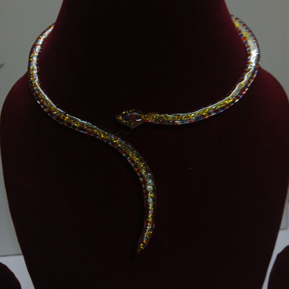 The Serpent of Eden - Handmade Resin Necklace